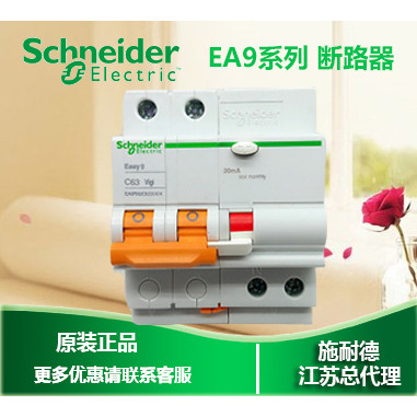 [ของแท้ดั้งเดิม] Schneider Leakage Circuit Breaker Leakage Protection EA9 Series 2P C32A EA9RN2C3230