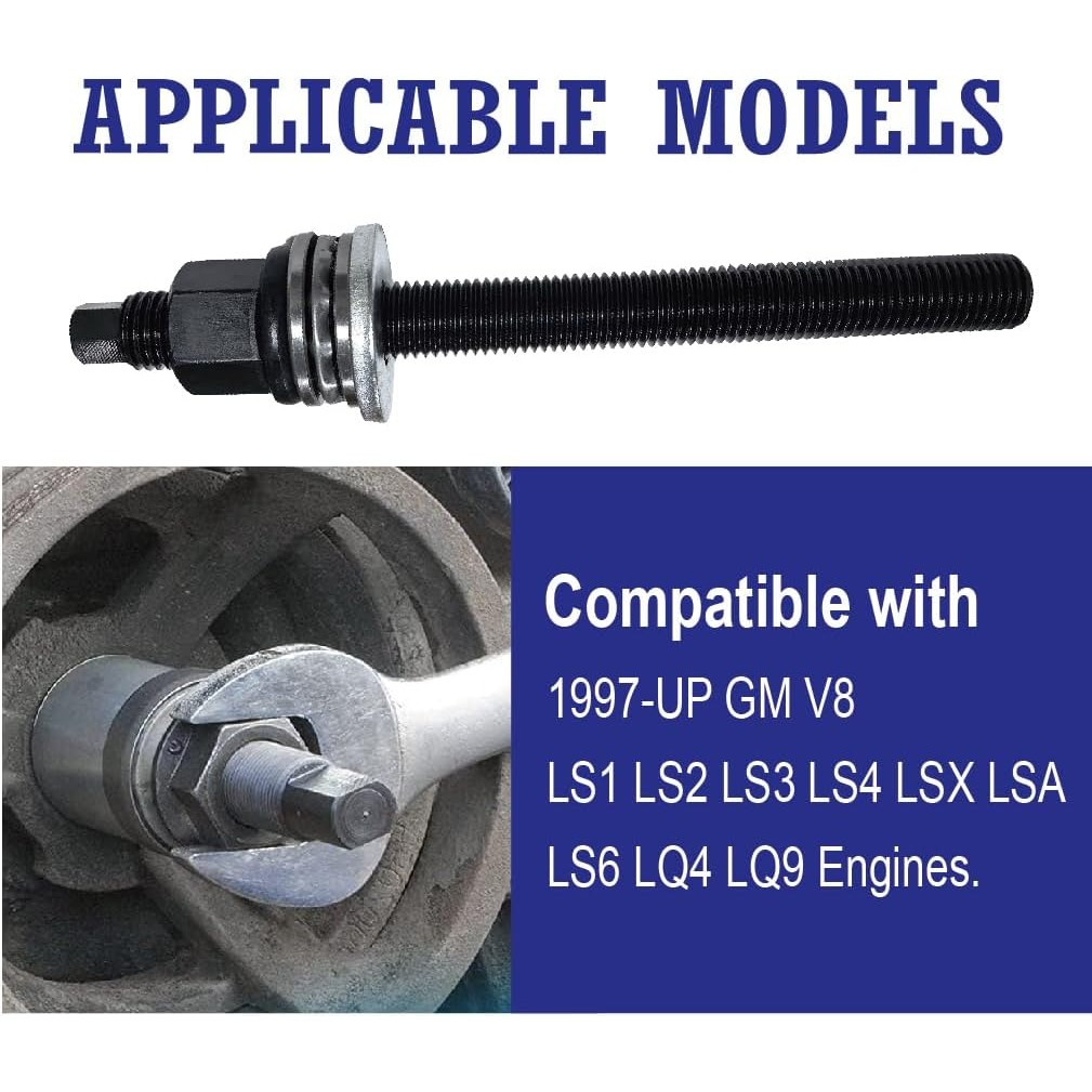 LS เครื่องมือติดตั้งฮาร์โมนิค บาลานเซอร์, เครื่องมือติดตั้งรอกข้อเหวี่ยง 551141, ใช้งานร่วมกับ GM 19