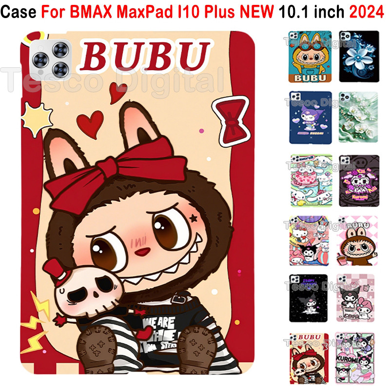 สําหรับ BMAX MaxPad I10 Plus ใหม่ 10.1 นิ้ว 2024 แฟชั่นการ์ตูนอะนิเมะภาพวาดแท็บเล็ตป้องกันกรณี BMAX MaxPad I10 Plus ใหม่ 10.1 “BU TPU กันกระแทกปกหลัง ราคา ถูกที่สุด ดีลบีเคเค