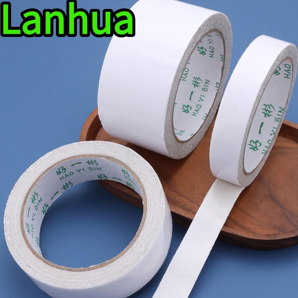 LANHUA 10Yards Hot Melt เทปสองด้าน,ซ่อมในครัวเรือนผ้าไม่ทอ Hem Tape, Fastener Bond Iron Heating ไม่ต