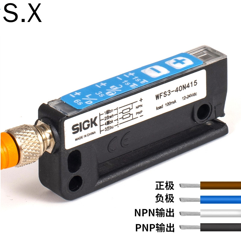 ประเภทสล็อต WFS3-40N415 เซ็นเซอร์ฉลากโปร่งใส WF2-40B410 คลังสินค้าพร้อม ใหม่เอี่ยม