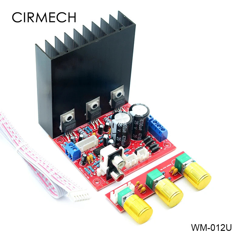 CIRMECH LM1875 super bass 2.1 ซับวูฟเฟอร์เครื่องขยายเสียงสามช่องลําโพงเครื่องขยายเสียงบอร์ด