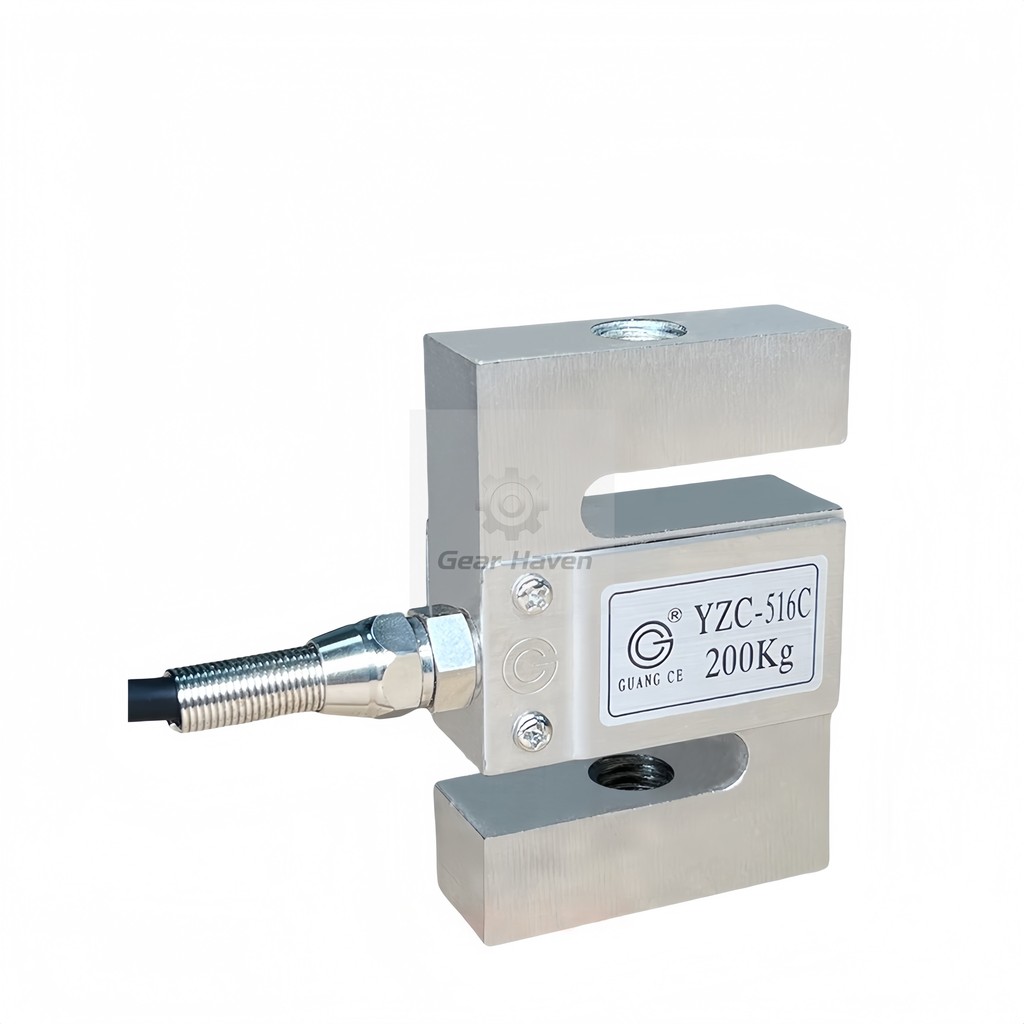 Yzc-516c โหลดเซลล์เซ็นเซอร์ความดันแรงดึงรูปตัว S โหลดเซลล์ 100/200KG/YZC-516