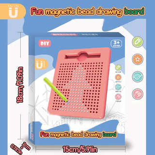 GeeToy ของเล่นกระดานไวท์บอร์ดแม่เหล็กสำหรับเด็ก เกมออกแบบ คลิปบอร์ดแม่เหล็ก ของเล่นเสริมการเรียนรู้