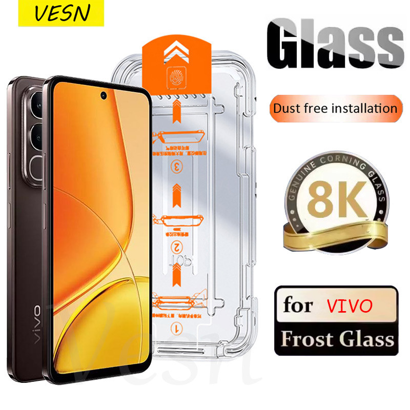 ติดตั้งง่ายเคลือบน้ำมันฟรีฝุ่นฟรีป้องกันหน้าจอสำหรับ VIVO Y39 Y36 Y29 Y29s Y28 Y28s Y27s Y22 Y22s Y1