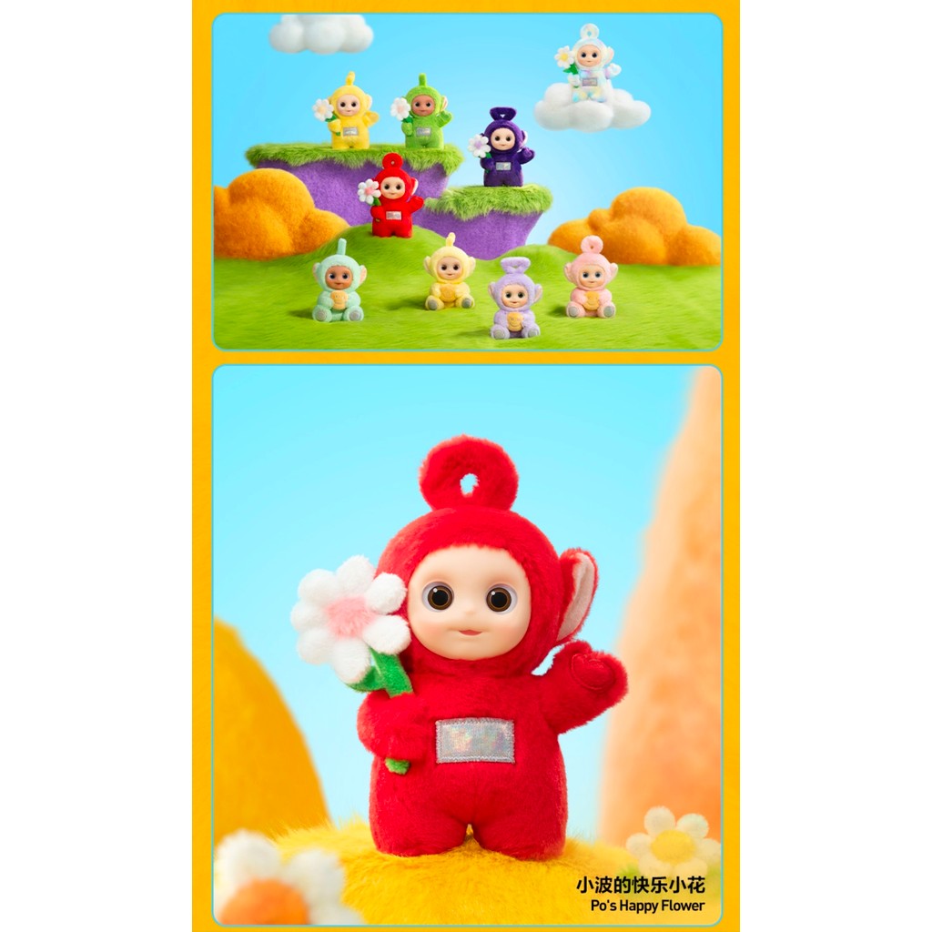 [September 18th Release] POPMART Teletubbies Series < Say Hello} ฟิกเกอร์ทั้งกล่อง 8 ชิ้น