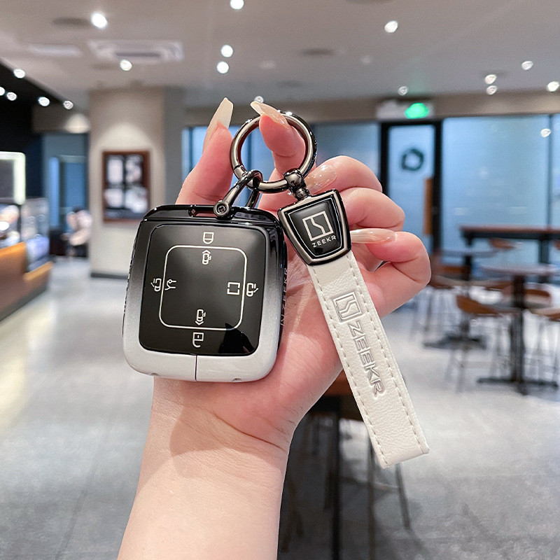 เหมาะสําหรับ 2025 ZEEKR 009 ฝาครอบกุญแจ 25 ZEEKR 009 โลหะ ZEEKR 009 เปลือกรถ