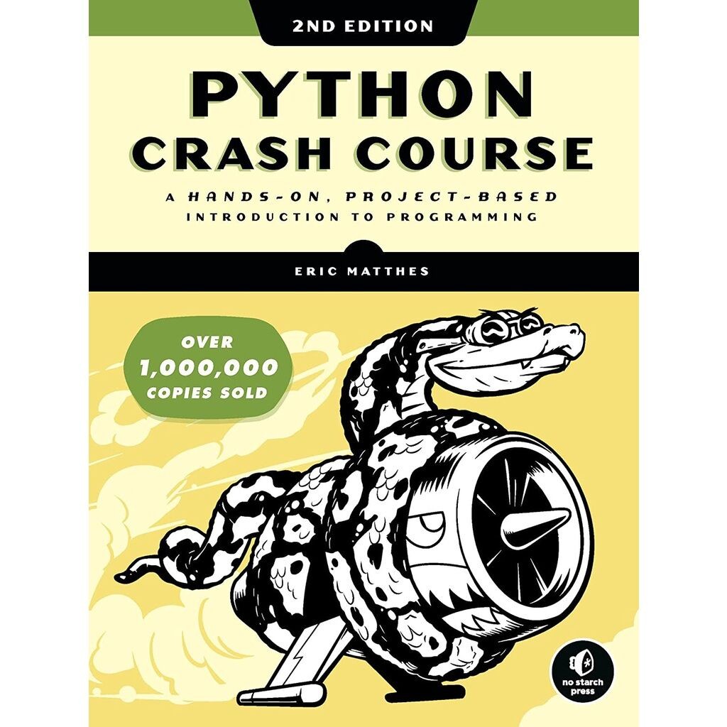 Python Crash Course 2nd Edition โดย Eric Matthes - เวอร์ชันภาษาอังกฤษ