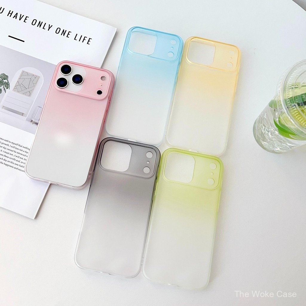 SAMSUNG Ice Mist Skin Feel เคสโทรศัพท์น้ําหนักเบาและBreathableGradient High-endสําหรับSamsung S22 Ul