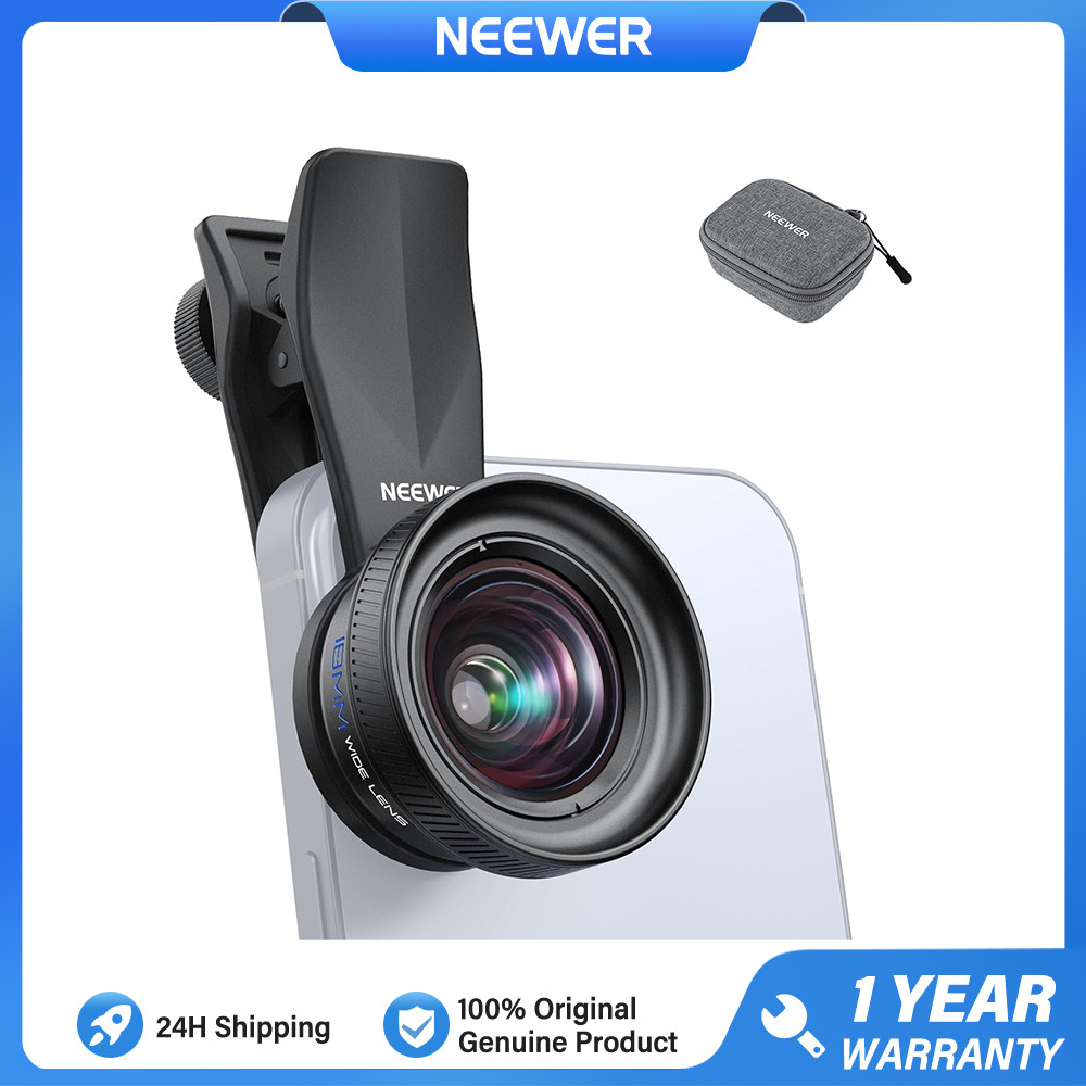 NEEWER LS-72 100° เลนส์มุมกว้าง FOV 18 มม. พร้อมคลิปเกลียว 17 มม