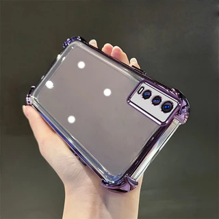 เคส Vivo V2026/V2027/V2043/V2032/V2048/V2029 สี่มุม Shock-proof โปร่งใส TPU เคสโทรศัพท์ SJDK