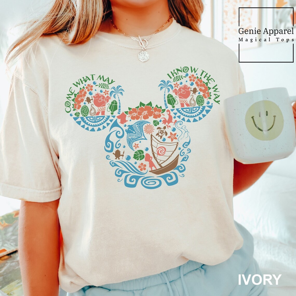 Disney Moana 2 T-Shirt, เสื้อยืด Moana สีสบาย,เสื้อยืด Disney Moana 2,เสื้อครอบครัวดิสนีย์,เสื้อยืด 