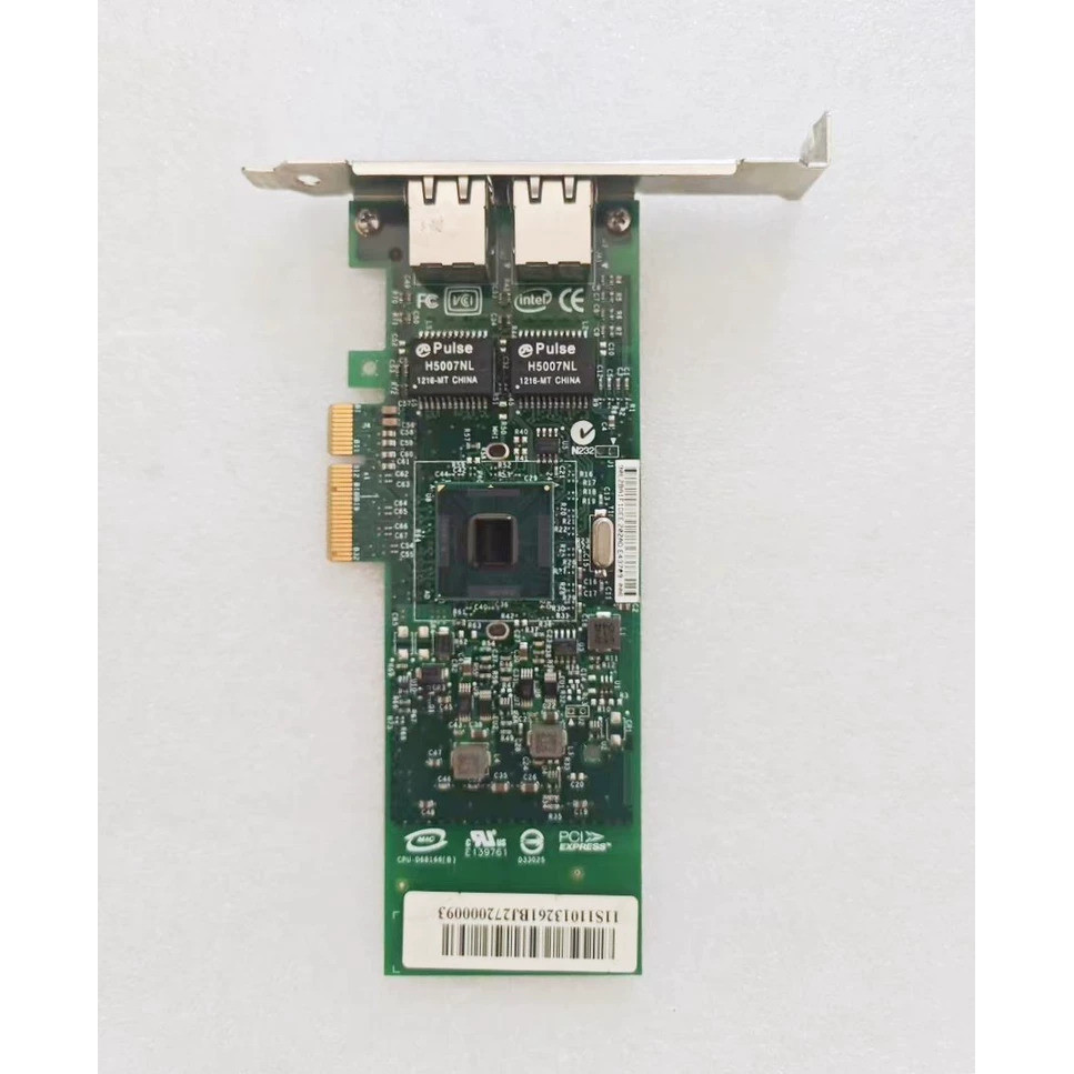 อะแดปเตอร์เซิร์ฟเวอร์ Intel Dual-Port 10 / 100 / 1000Mbps PCI-Express x4 - E1G42ETBLK