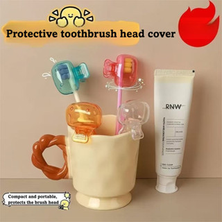 หัวแปรงสีฟันป้องกันฝุ่นหมวกป้องกันครัวเรือนเดินทางแบบพกพาแปร…