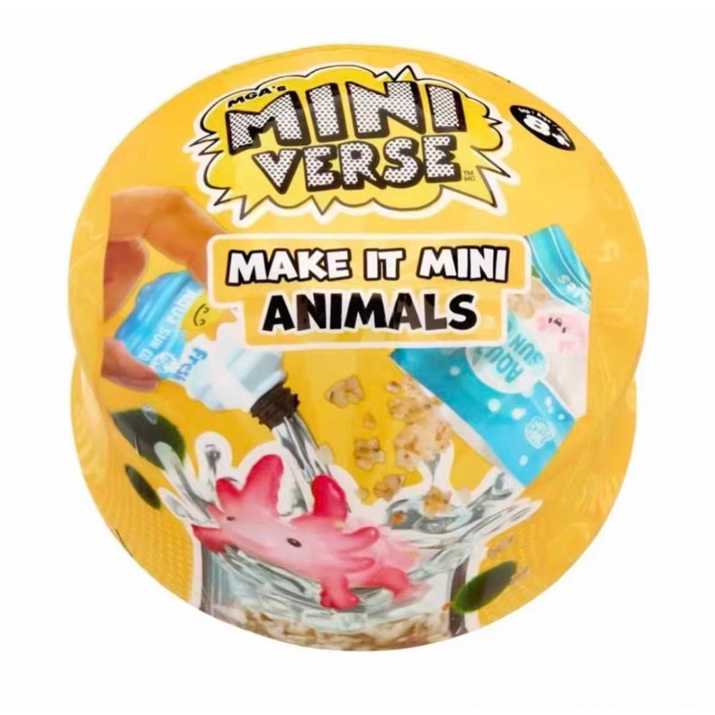 Miniverse Animal Series DIY Mini Animal Home Pet Ball Guinea Pig Hamster Salamander Blind Box ของเล่