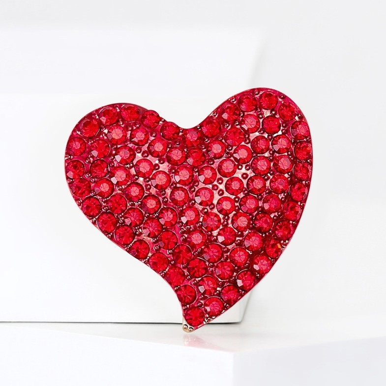 เข็มกลัดหัวใจสีแดงสุดโรแมนติก ของขวัญวันวาเลนไทน์ ของขวัญวันเกิดให้แฟน ผู้หญิง คนพิเศษ