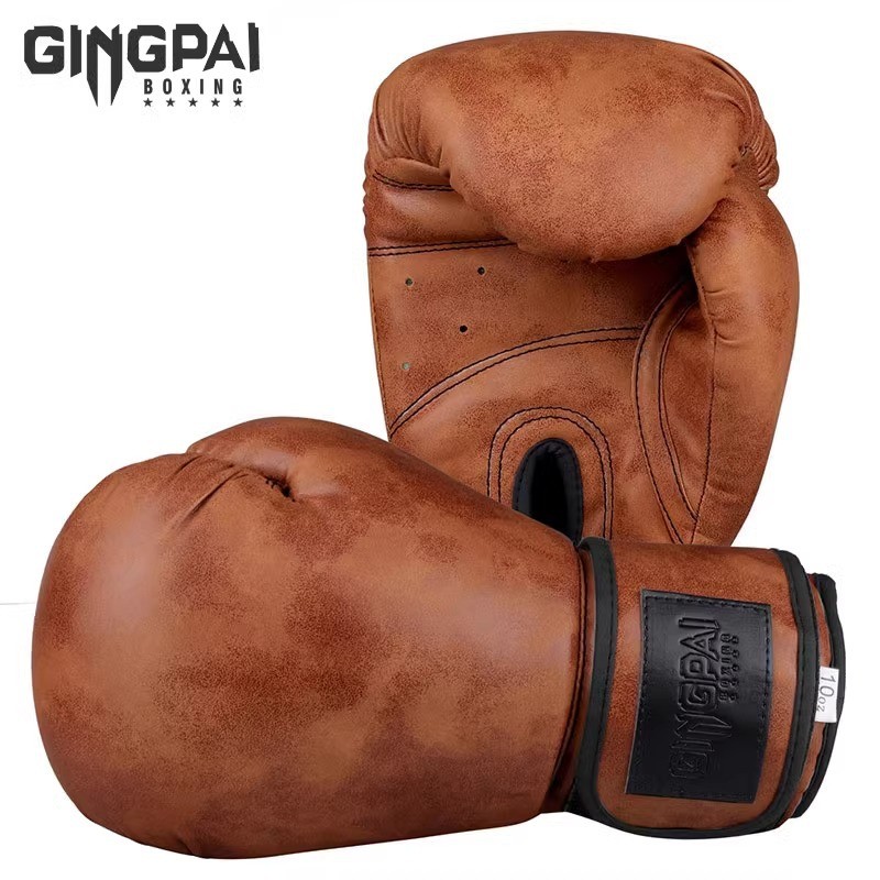 Retro Boxing Glove Combat Fighting Sanda Training Boxing Gloves Precision Target Set ShKK
