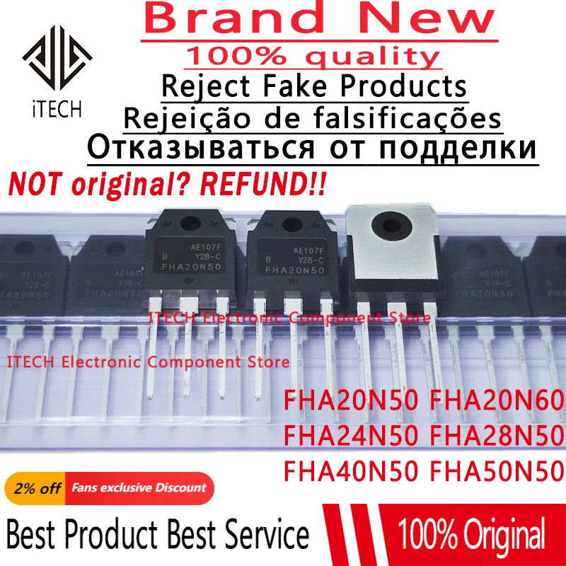 5PCS FHA20N50 FHA20N60 FHA24N50 FHA28N50 FHA40N50 FHA50 20N50 20N60 24N50 28N50 40N50 50N50 50N50 50