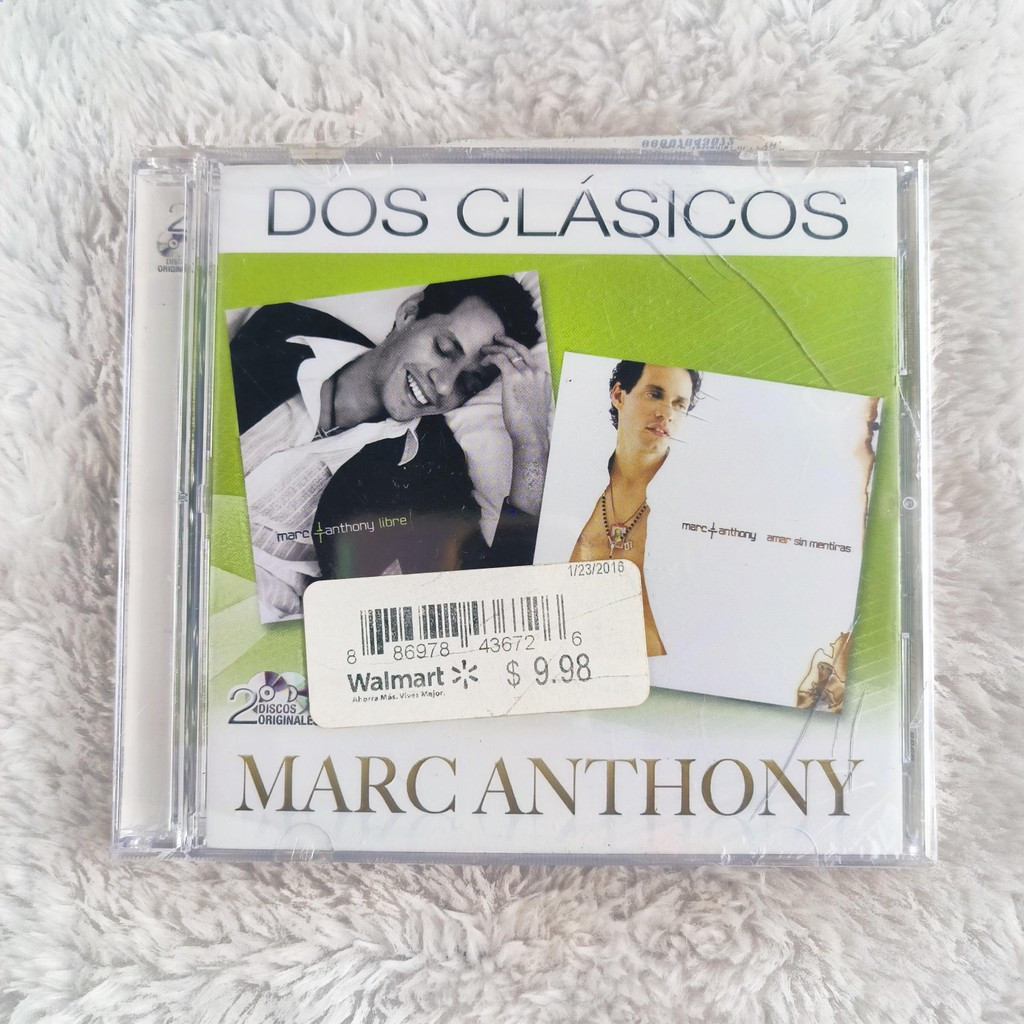 นําเข้า Z726 Marc Anthony Dos Clasicos 2CD Compilation C0103 บนมือ