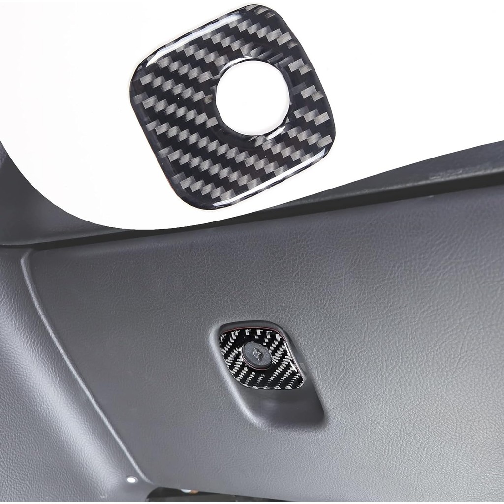 Lcojicep รถภายในแผง Trim สติกเกอร์ใช้งานร่วมกับ Corvette C6 Z06 ZR1 2005-2013 คาร์บอนไฟเบอร์ตกแต่งภา