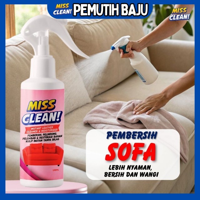 Miss Clean Magic Liquid: น้ํายาทําความสะอาดและดูแลโซฟาหนังทันทีที่มีประสิทธิภาพ
