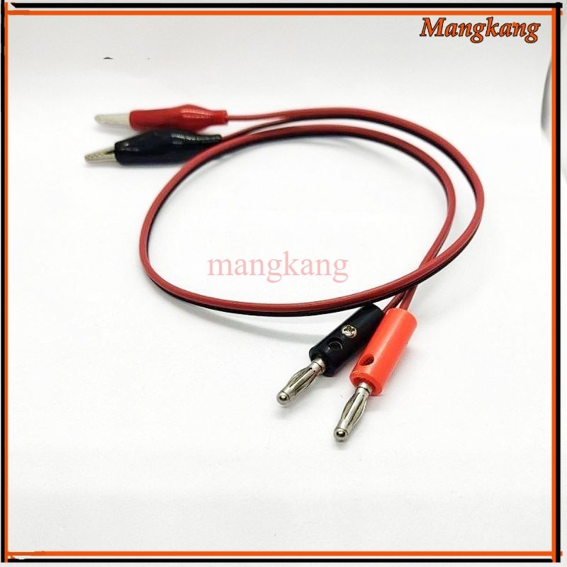 ทักเชท สายดำแดง หัว-ท้าย เป็น Banana jack +ปากคีบ ความยาวสายประมาณ45CM กับ 1M  1เส้น ส่งทุกวัน ออกบิ