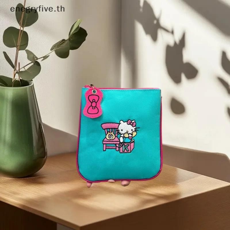 กระเป๋าคลัทช์ Hello Kitty สำหรับของใช้ส่วนตัว ออกแบบมาเพื่อจัดเก็บของใช้ประจำวันอย่างสะดวก