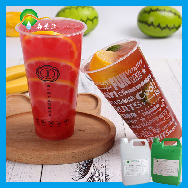 กาวแข็งเครื่องดื่มกาวพิเศษรุ่น Gourmet กาวจําลอง SY-888-61AB ชานมกาวเรซินน้ําผลไม้ YA64