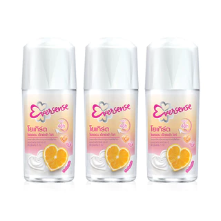 Eversense Yogurt Roll On Extra White Vit C & E [45ml x 3pcs] รลออนระงับกลิ่นกาย.