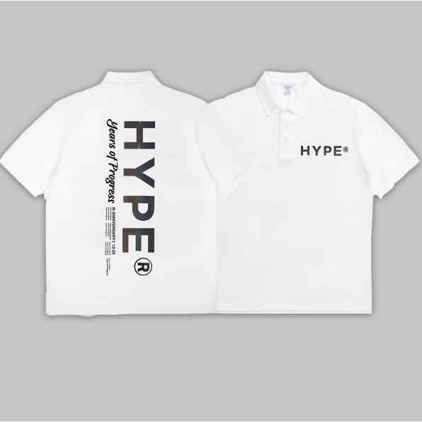 นวนิยาย F169 baju Polo HYPE SEASONAL CREATION Graphic Printing Tee M-3XL H01 เสื้อโปโลผู้ชาย