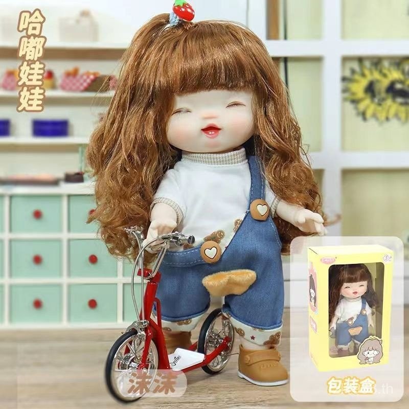 A ตุ๊กตาจําลองสาวของเล่นสุดน่ารักตุ๊กตาตุ๊กตาเด็ก 5.11 UWZV RWA7