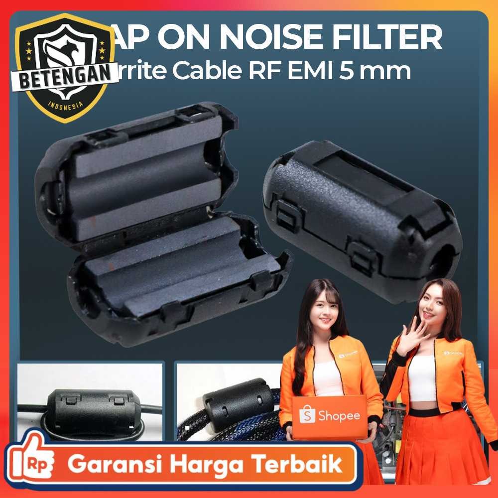 TDK Snap On Noise Filter Ferrite Cable RF EMI 5mm - 3605