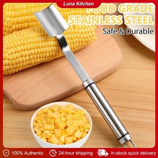 Stainless Steel Corn Peeler Serrated Corn Stripper Peelers Cob Shaver Planer Kitchen Fruit Vegetable Gadget Tool