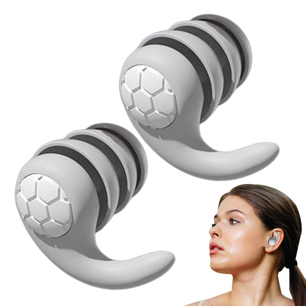 Ear Plugs Sleep Sleeping Earplugs Soft Waterproof Silicone Three Layers Of Mute Earplugs With Box Fo