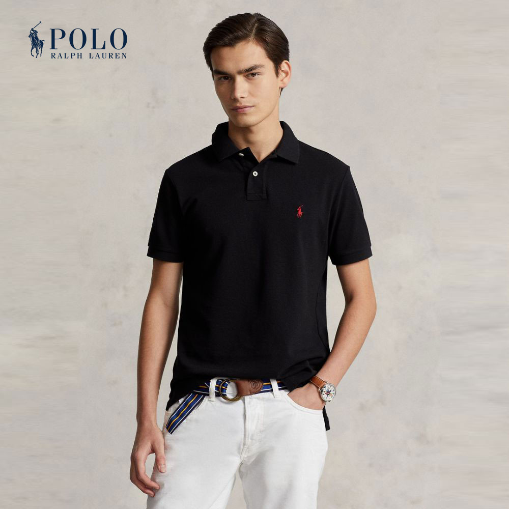 Polo Ralph Lauren POLO เสื้อโปโล รุ่น MNPOKNI1N820344 สี 001 BLACK