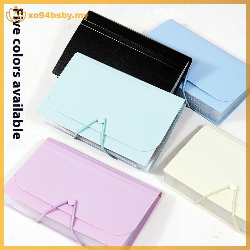 Xo94bsby A6 กระเป๋าออร์แกนรูปสี่เหลี่ยมผืนผ้าเล็บ Stamping แผ่น 7Slot แม่แบบที่ว่างเปล่าจัดเก็บ Book