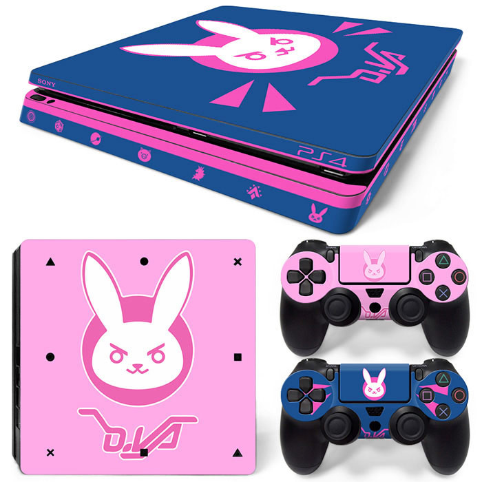 Ps4 slim ฟิล์ม ps4 slim สติกเกอร์เครื่องบาง ps4 slim Body สติกเกอร์ ps4 slim DVA สไตล์สติกเกอร์