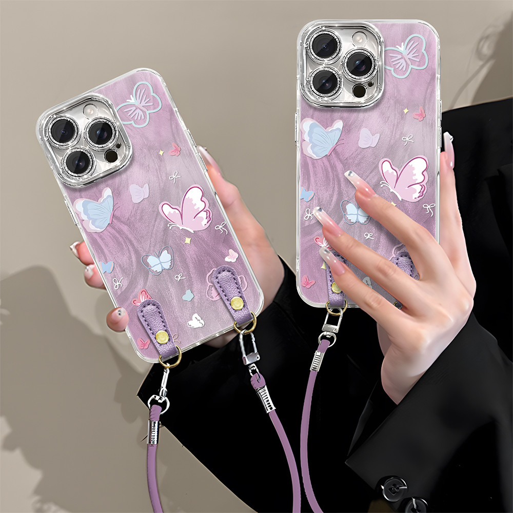 GANTUNGAN HP CaseเหมาะสําหรับiPhoneกรณีiPhone11 11pro 11promax iPhone 12 12pro 12Promaxโทรศัพท์มือถื