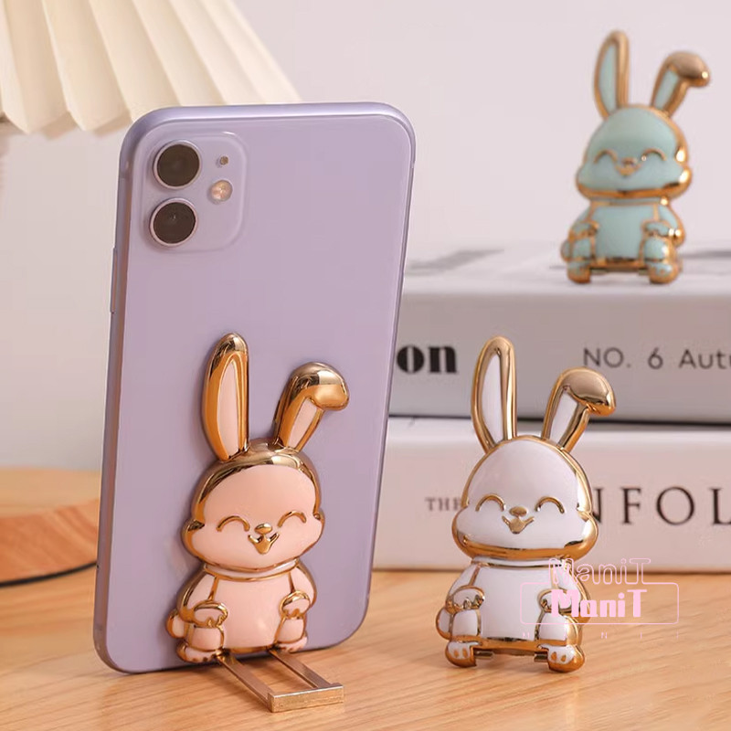 ที่วางโทรศัพท์มือถือ ลายการ์ตูนกระต่าย สามารถจับคู่กับโทรศัพท์มือถือทุกรุ่น แบบสติกเกอร์ พับได้ แบบสร้างสรรค์ Kickstand ราคา ถูกที่สุด ดีลบีเคเค แกลเลอรีภาพที่ 8