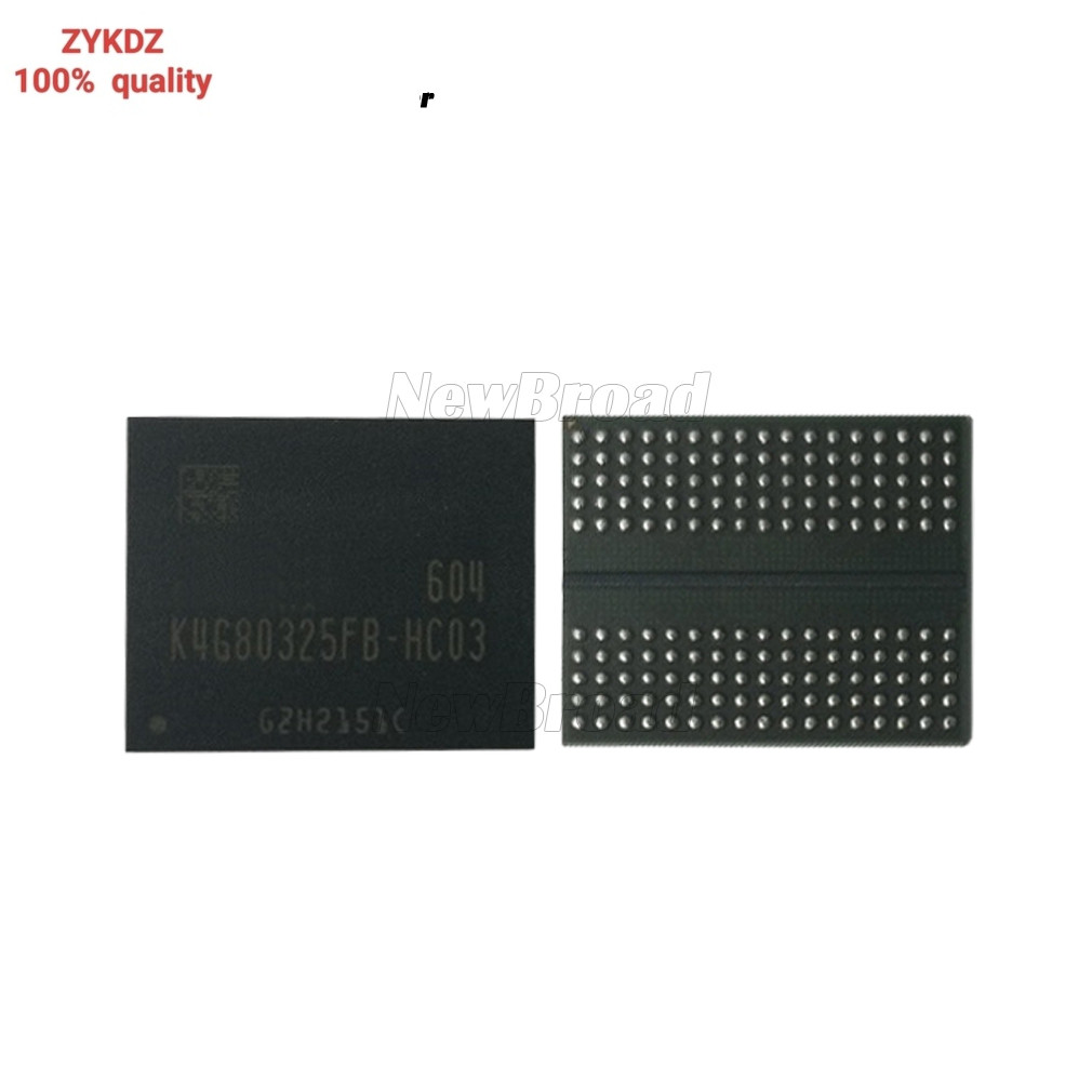 1 ชิ้น 100% ทดสอบ K4G20325FD-FC03 K4G20325FD-FC04 K4G20325FC-HC04 W2032BBBG-50-F W2032BBG-6A-F