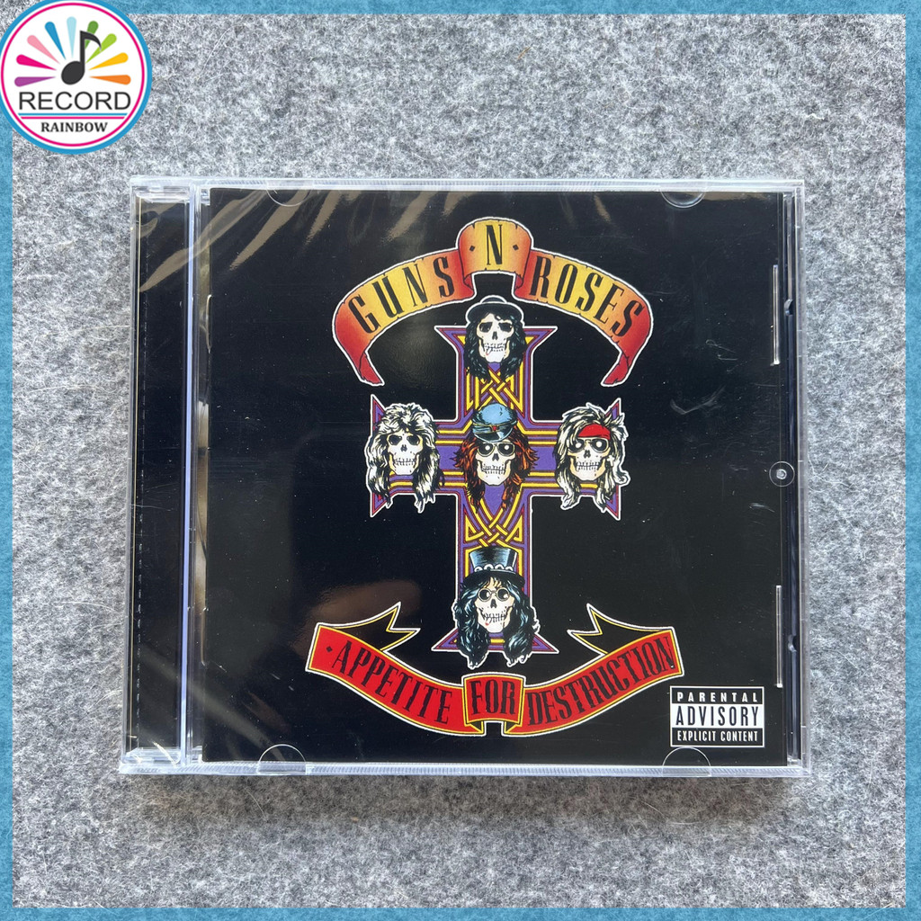 Guns N Roses Appetite For Destruction CD อัลบั้มใหม่เอี่ยม [ปิดผนึก] OTPH