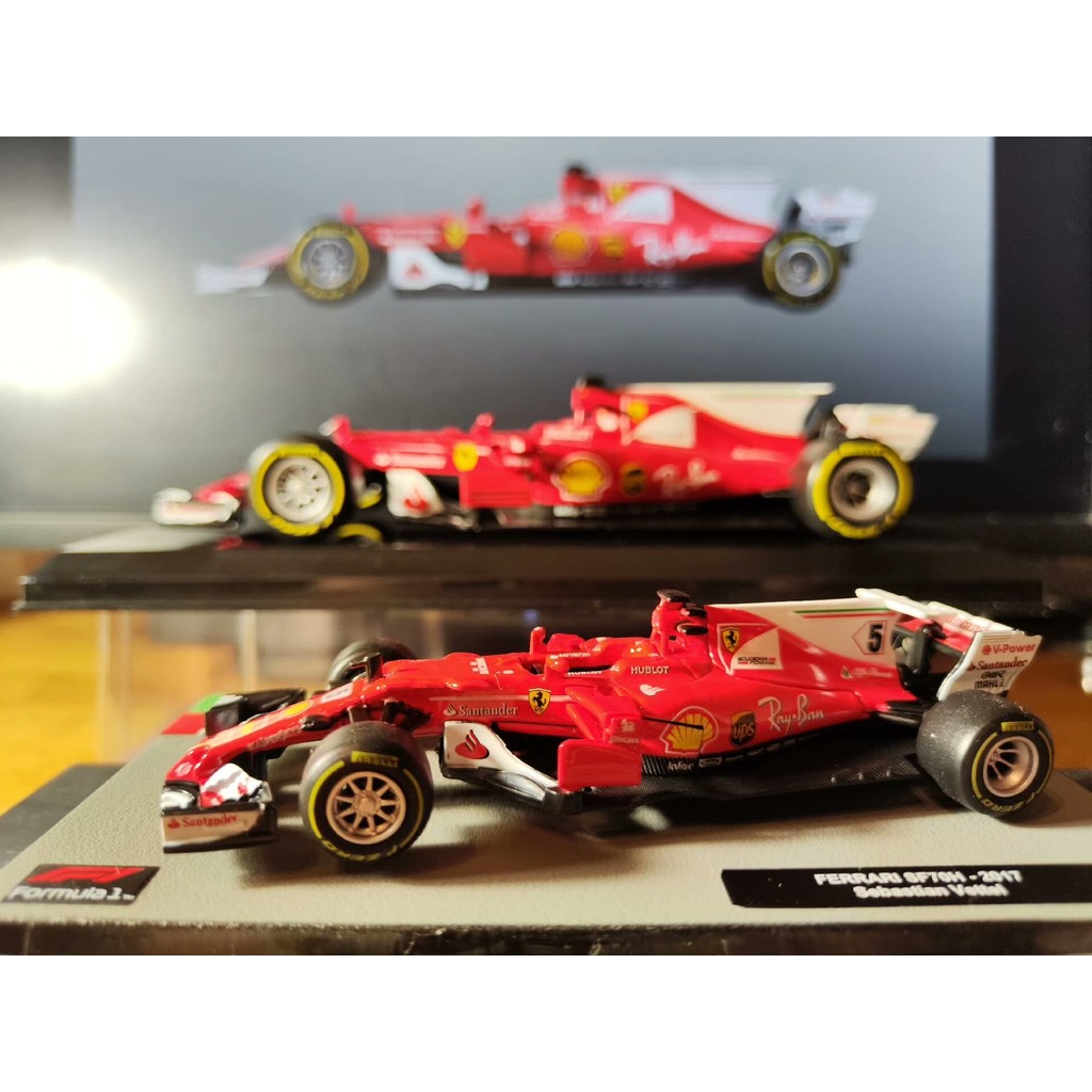 IXO 1: 43 F1 รถรุ่น Ferrari SF70H Wittel 2017 Sebastian Vetel#Ferrari/เฟอร์รารี #Shell/เปลือก #PIREL