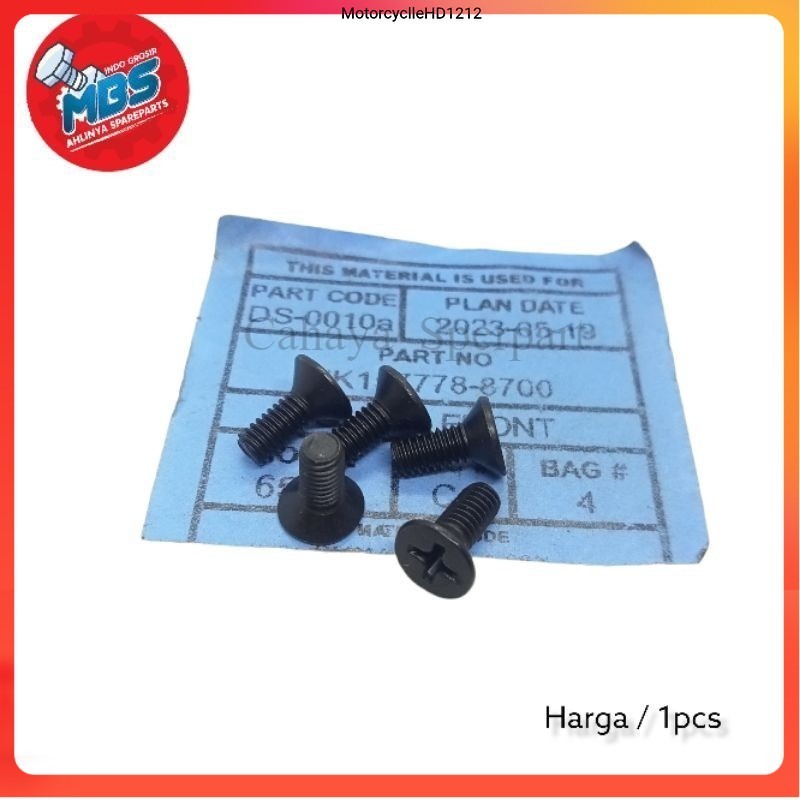 7 M4 BOLT ORIGINAL UPPER BRAKE MASTER CAP BOLT STEEL BRAKE FLUID BOLT $