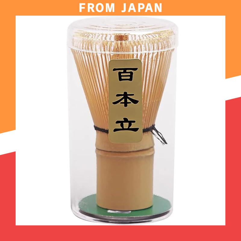 BTtime Japanese Tea Ceremony Tool Set: Chasen, Chashaku, and Matcha Whisk (3-Piece Set) / Chasen, Ch