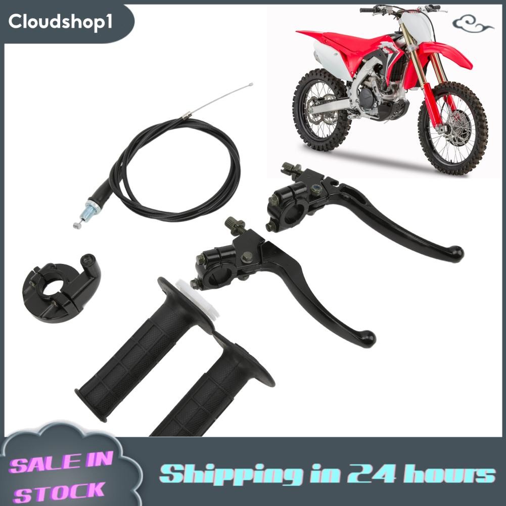 Cloudshop1 CloudShop1 Aklosipy 7/8in ด้ามเบรก L Kit7/8in เคเบิลชุดประกอบการทดแทนสำหรับ XR80 CRF70 CR