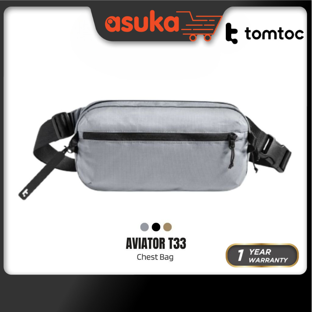 Tomtoc Aviator T33 กระเป๋าคาดหน้าอกขนาดกลาง 2.5L T33S2D1 / T33S2G1 / T33S2K1