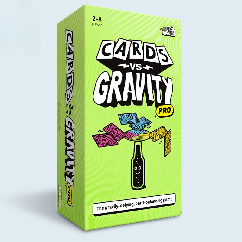 Big Potato Cards vs Gravity Pro: Ultimate Stacking & Balancing Travel Game | Waterproof Card Game