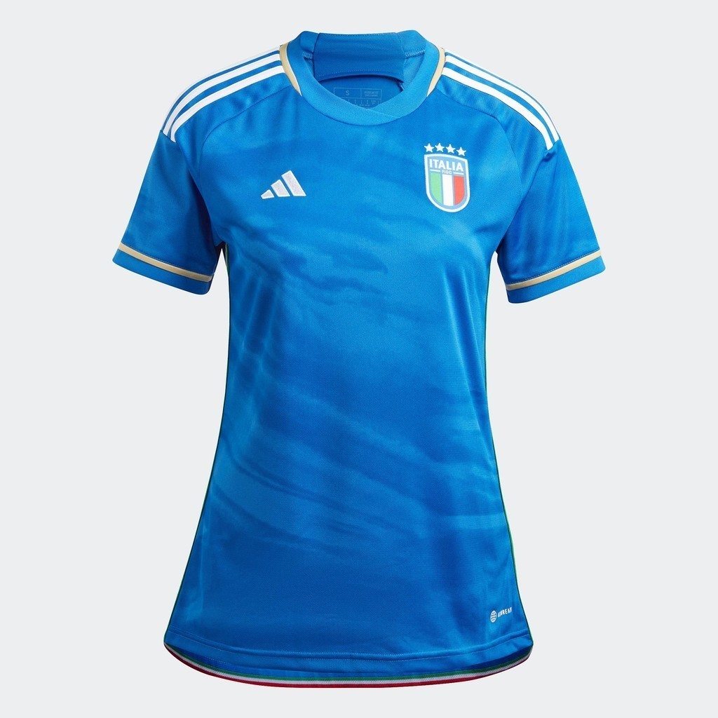adidas Football Italy 23 Home Jersey Women Blue HT1613