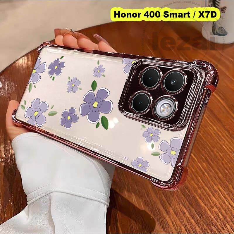 เคสHonor 400 Smart 400Smart 5GเคสHonor X7D X7 D กรณีนุ่มกันกระแทกใสปกหลัง
