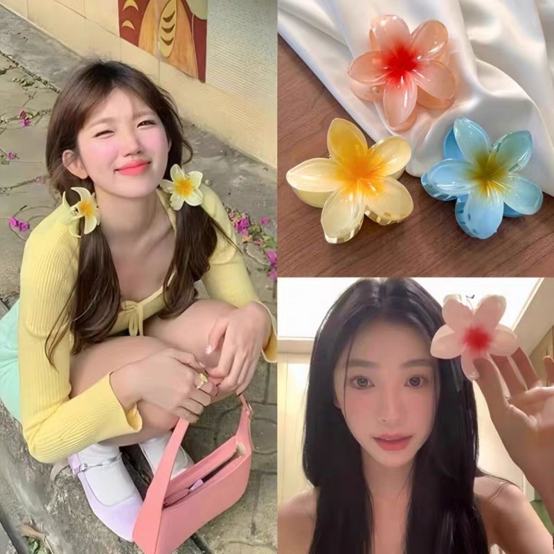 YTL 8cm ใหม่ดอกไม้เล็กๆกิ๊บ ติดผมเรซิ่น รูปดอกไม้ เป็นที่นิยม สําหรับผู้หญิง เครื่องประดับแฟชน สงกรานต์ ลอยกระทง